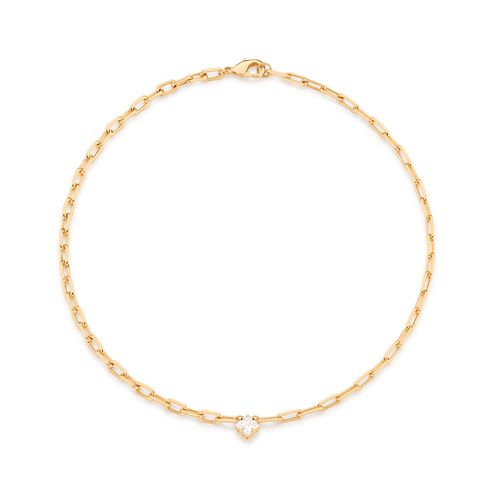 GARGANTILHA BANHADA A OURO 18K COM ZIRCÔNIA