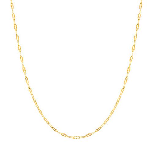 GARGANTILHA BANHADA A OURO 18K