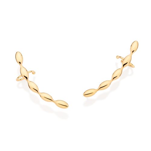 BRINCO EAR CUFF BANHADO A OURO 18K