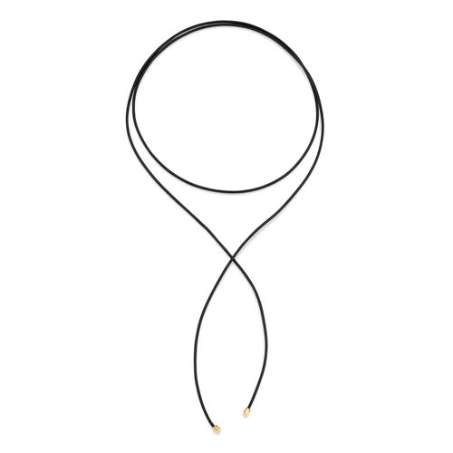 CHOKER GRAVATA FORMADA POR COURO 18K SINTÉTICO