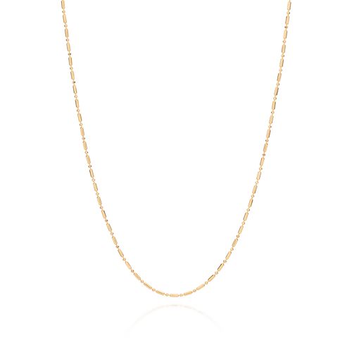 GARGANTILHA DIAMANTADA ESPELHADA BANHADA A OURO 18K