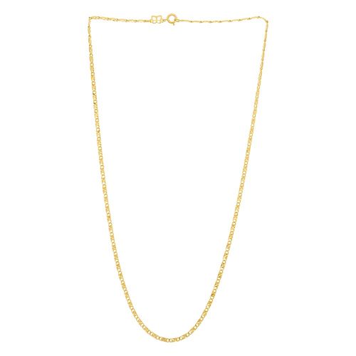 CORDÃO BANHADO A OURO 18K FIO DIAMANTADO