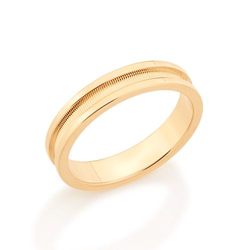 ALIANÇA BANHADA A OURO 18K