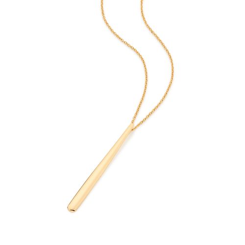 GARGANTILHA COM PINGENTE GOTA BANHADA A OURO 18K