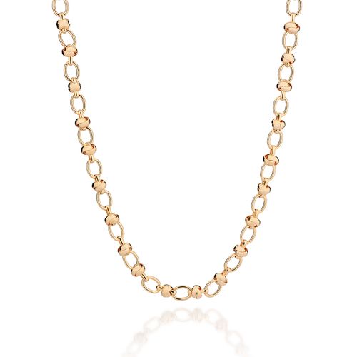 GARGANTILHA BANHADA A OURO 18K