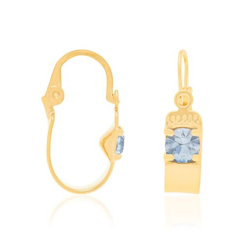 BRINCO BANHADO A OURO 18K COM CRISTAIS