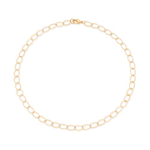 GARGANTILHA BANHADA A OURO 18K