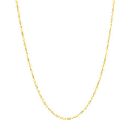 GARGANTILHA BANHADA A OURO 18K