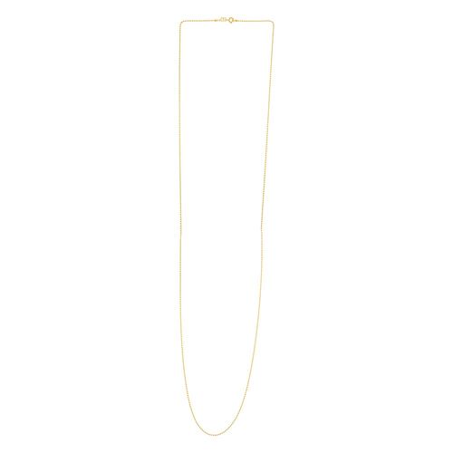 CORDÃO BANHADO A OURO 18K FIO BOLINHAS