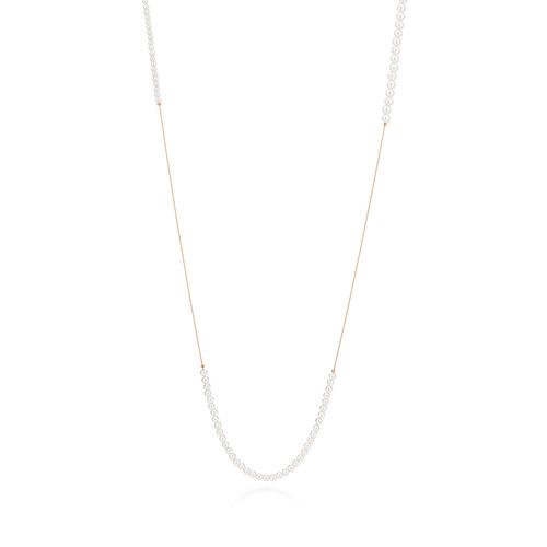 GARGANTILHA VERSÁTIL BANHADA A OURO 18K COM PÉROLAS