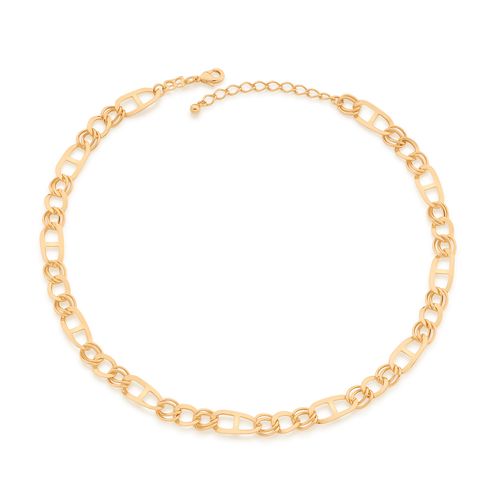 CHOKER BANHADO A OURO 18K