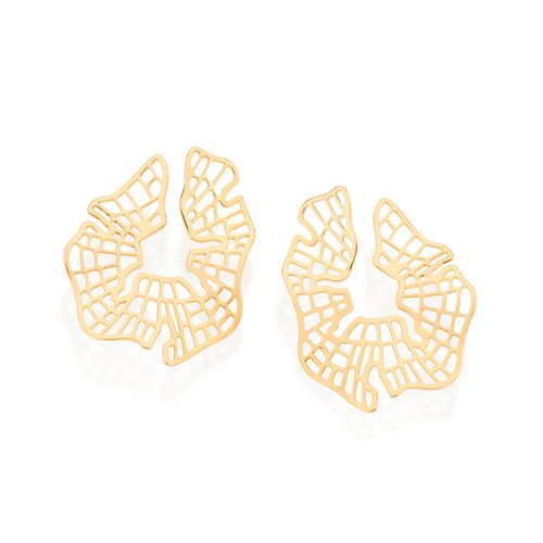 MAXI BRINCO BANHADO A OURO 18K