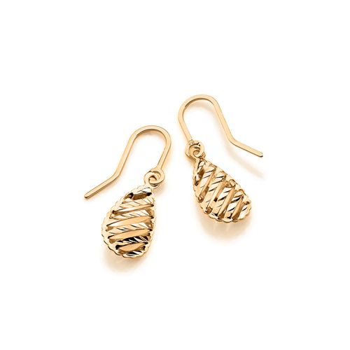 BRINCO GOTA BANHADO A OURO 18K