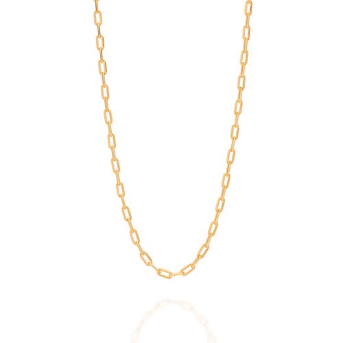 GARGANTILHA BANHADA A OURO 18K FIO LONGO DIAMANTADO