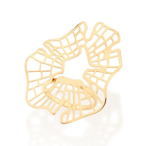 MAXI ANEL BANHADO A OURO 18K