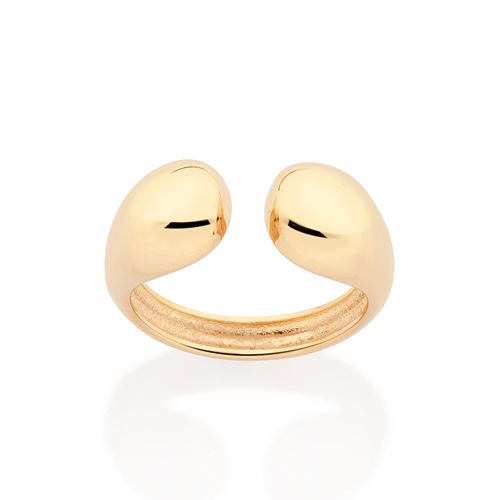 ANEL AJUSTÁVEL BANHADO A OURO 18K