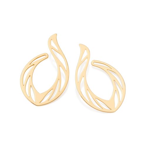 MAXI BRINCO GOTA BANHADO A OURO 18K