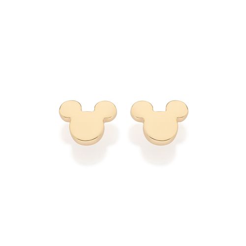 BRINCO MICKEY BABY BANHADO A OURO 18K
