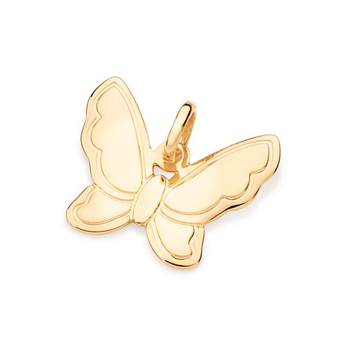 PINGENTE BORBOLETA BANHADO A OURO 18K