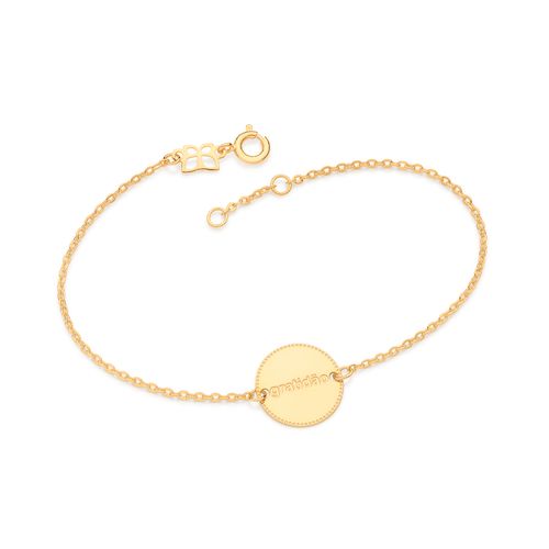 PULSEIRA GRATIDÃO BANHADA A OURO 18K