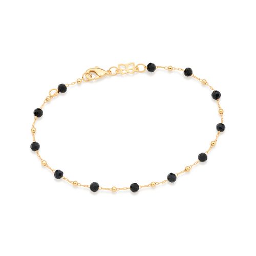 PULSEIRA BANHADA A OURO 18K COM CRISTAIS