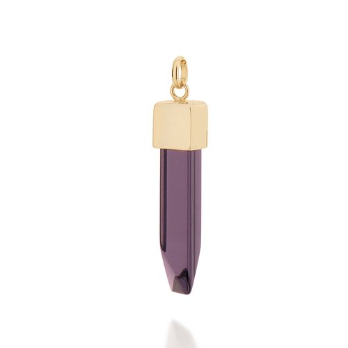 PINGENTE BANHADO A OURO 18K COM CRISTAL