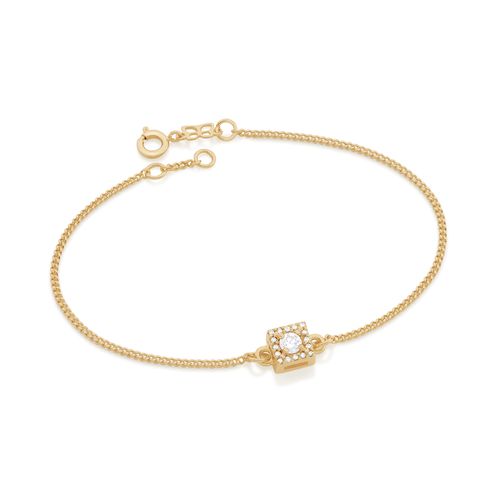 PULSEIRA BANHADA A OURO 18K COM ZIRCÔNIAS