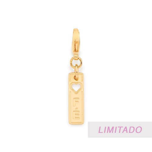 BERLOQUE FÉ BANHADO A OURO 18K