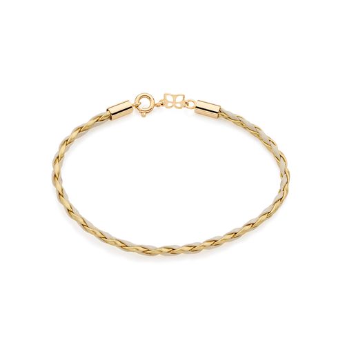 PULSEIRA DE COURO 18K SINTÉTICO