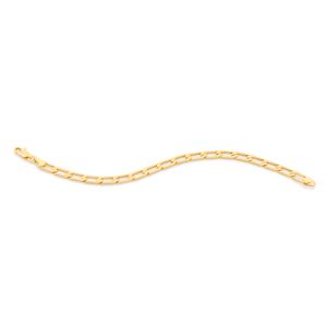 PULSEIRA ELOS BATIDOS BANHADA A OURO 18K