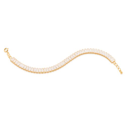 PULSEIRA RIVIERA GLAMOUR BANHADA A OURO 18K