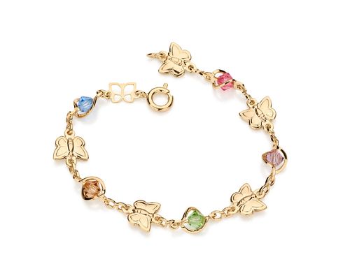 PULSEIRA INFANTIL BANHADA A OURO 18K