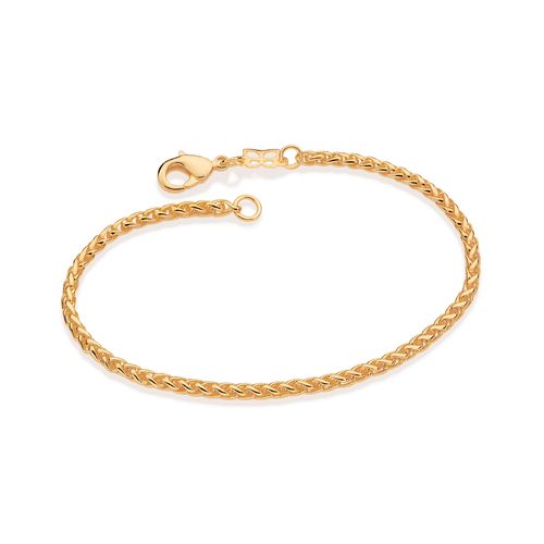 PULSEIRA PALMEIRA BANHADA A OURO 18K