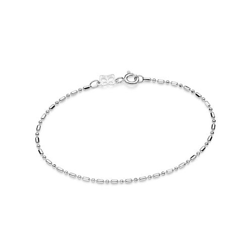 PULSEIRA CANUTILHOS COM BOLAS DE PRATA MACIÇA 925
