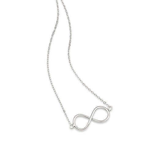 GARGANTILHA INFINITO BANHADA A PLATINA