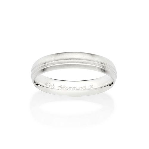 ALIANÇA ANATÔMICA DE PRATA 925