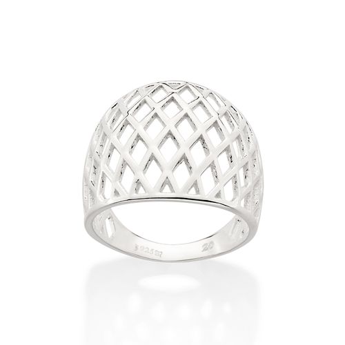 MAXI ANEL ABAULADO DE PRATA 925