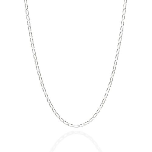 GARGANTILHA ELO GROUMET DE PRATA 925