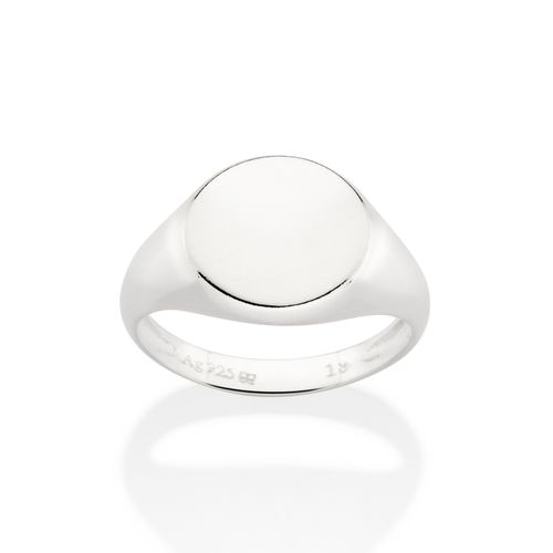 ANEL SINETE DE PRATA 925