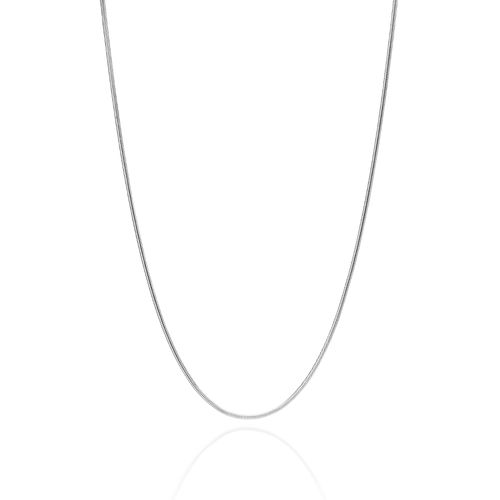 GARGANTILHA RABO DE RATO DE PRATA MACIÇA 925