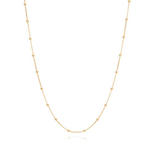 CORDÃO BANHADO A OURO 18K FIO VENEZIANA