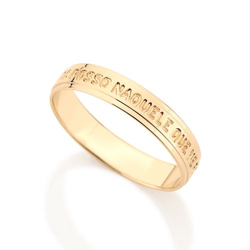 ANEL BANHADO A OURO 18K