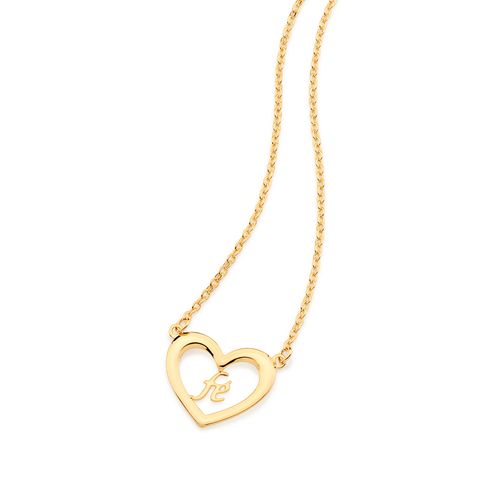 GARGANTILHA FÉ BANHADA A OURO 18K