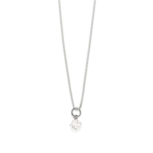 GARGANTILHA PONTO DE LUZ DE PRATA 925 COM ZIRCÔNIA