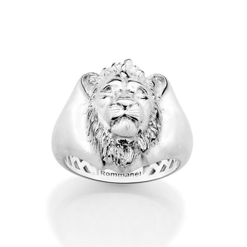 ANEL SINETE MUFASA 3D DE PRATA 925