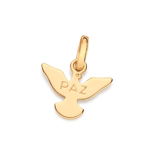 PINGENTE ESPÍRITO SANTO BANHADO A OURO 18K