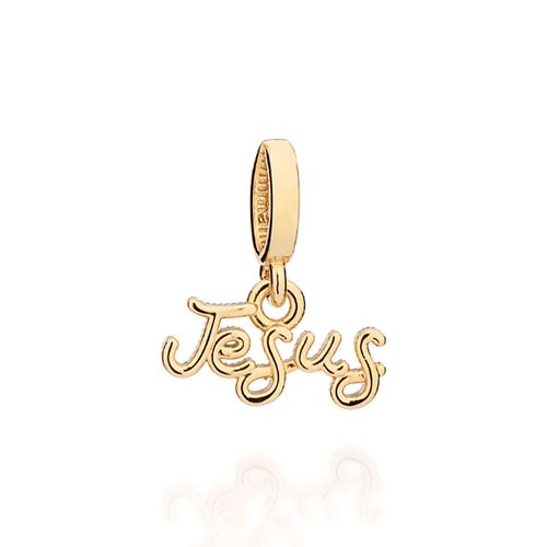 PINGENTE JESUS BANHADO A OURO 18K