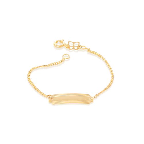 PULSEIRA BANHADA A OURO 18K INFANTIL