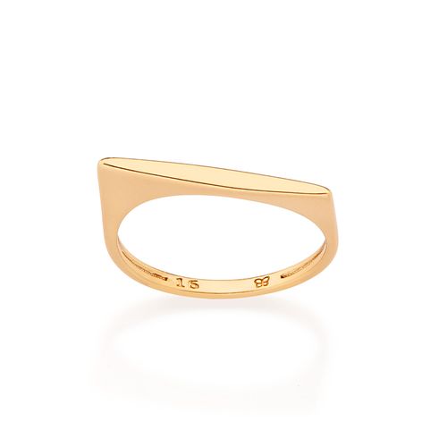 ANEL SKINNY BANHADO A OURO 18K