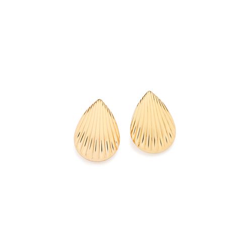 BRINCO CONCHA BANHADO A OURO 18K